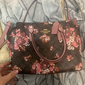 Cute Floral coach purse